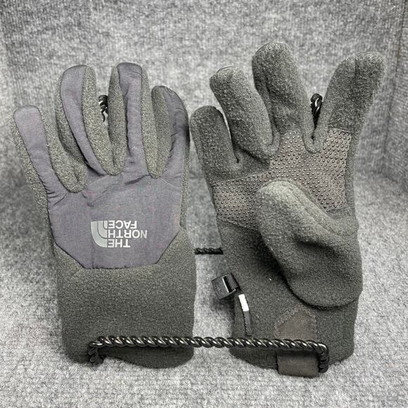 The North Face Youth Denali U/R Powered Gloves Youth Small Black Etip Light - Picture 1 of 7